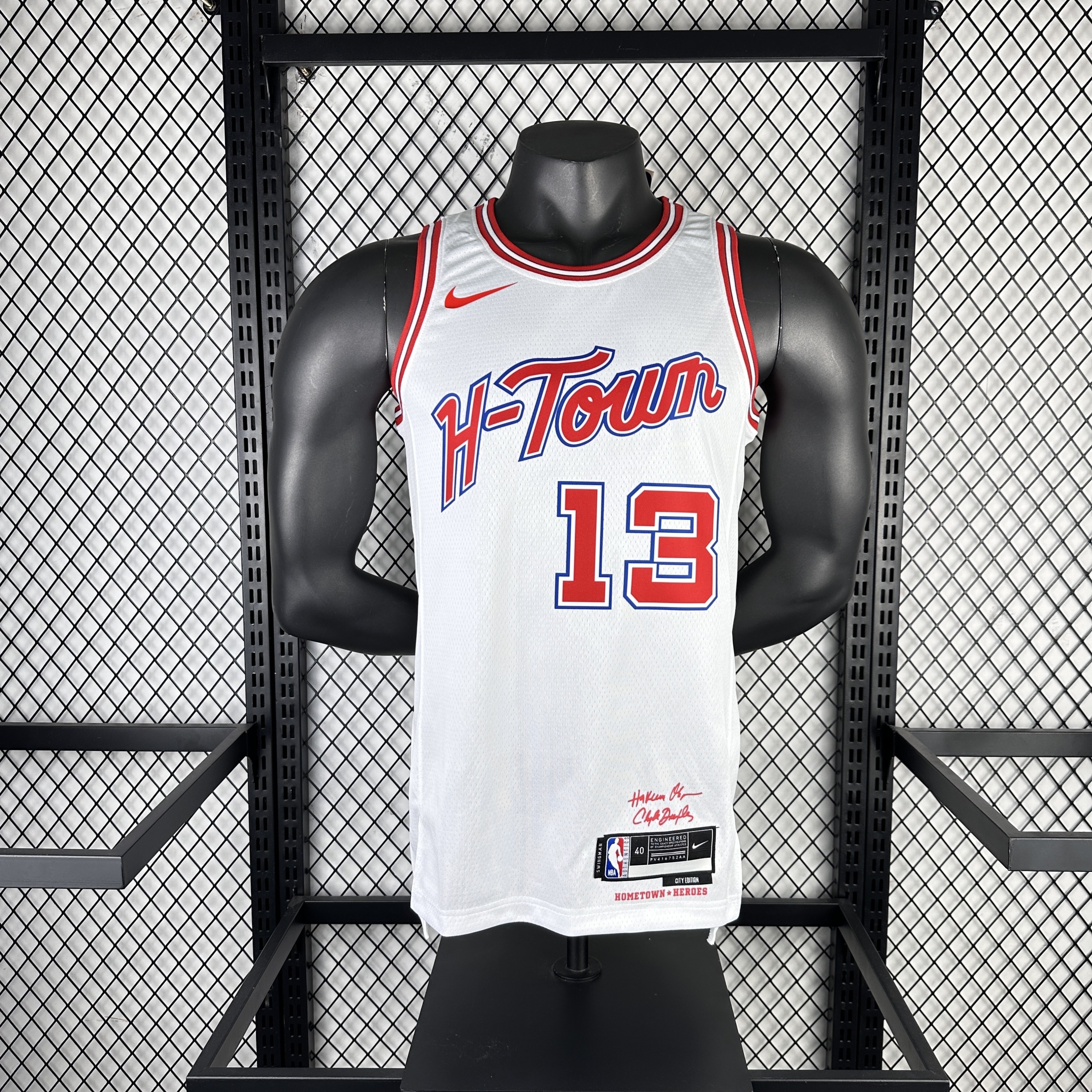 Men Houston Rockets #13 Harden white 2025 NBA jersey
